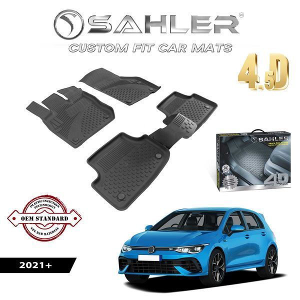 Гумени Стелки Sahler 4.5D за Фолкваген Голф 8 TSI ,Ръчни ск, / 2021+
