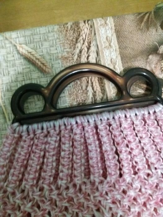 Ретро ръчно плетена чанта за пазаруване