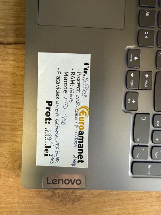 Laptop Lenovo IdeaPad Pro 5 16IRH8 cu procesor Intel(R) Core(TM) -A-