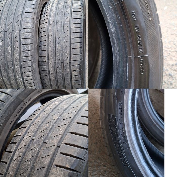 Set 4 anvelope vară 225/45 R19 – DOT 2024 – stare foarte bună