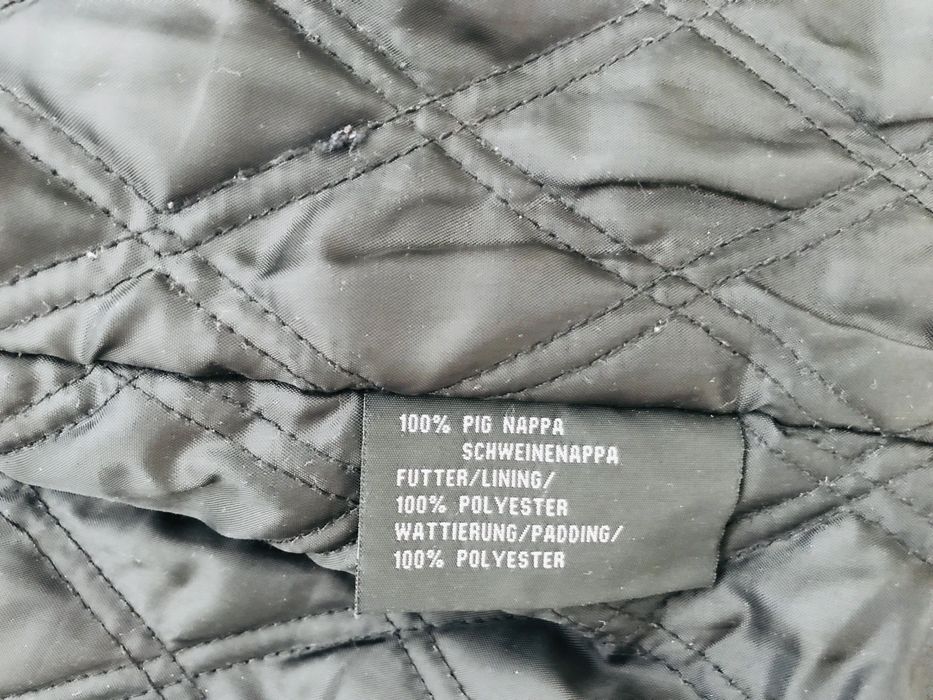 Черно стилно кожено яке