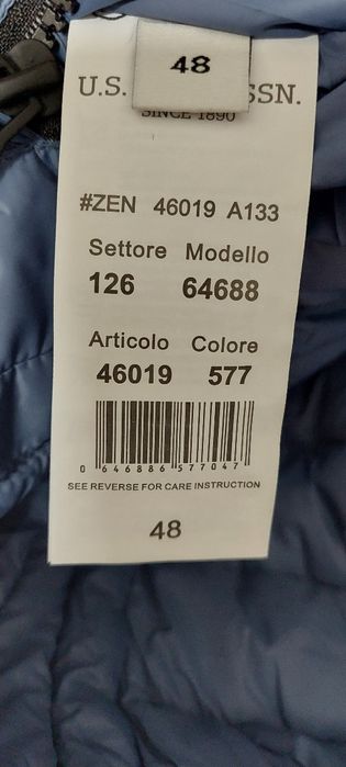 NOUĂ CU ETICHETĂ, Geacă bărbați U.S Polo Assn, reversibilă cu glugă,