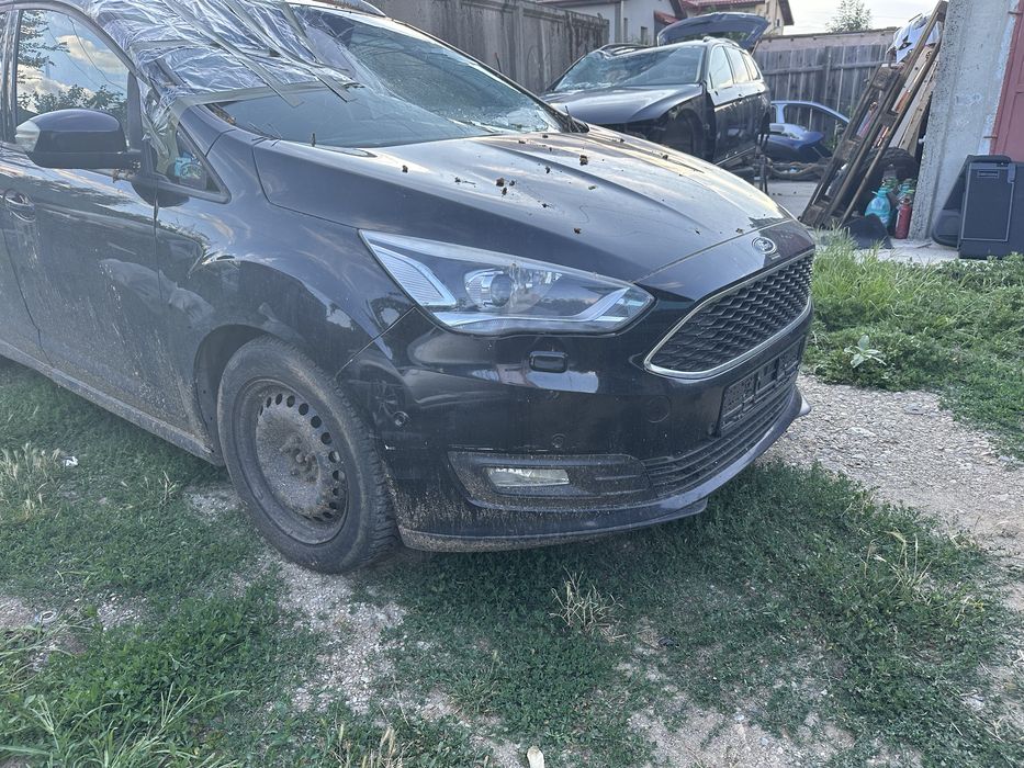 Faruri xenon Ford Grand C-max facelift daylight 2016 far stanga far dreapta