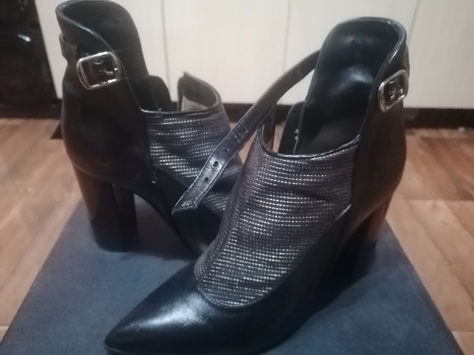 Botine dama piele