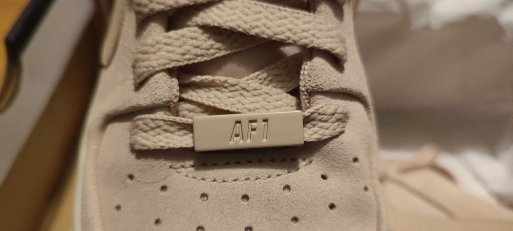 NIKE Air Force 1 Sage Low - бледорозови