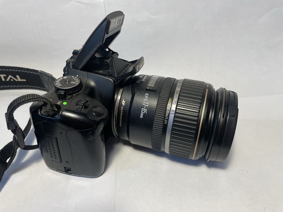 Пълен фотокомплект Canon EOS 400D + Универсален обектив 17-85mm + Подаръци