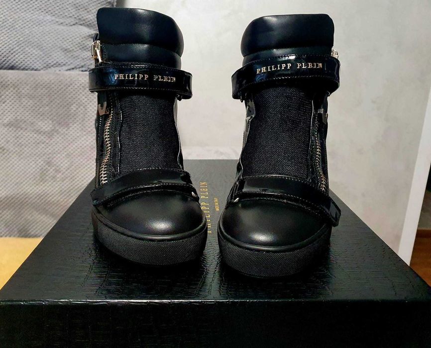 Papuci cu platforma Philipp Plein