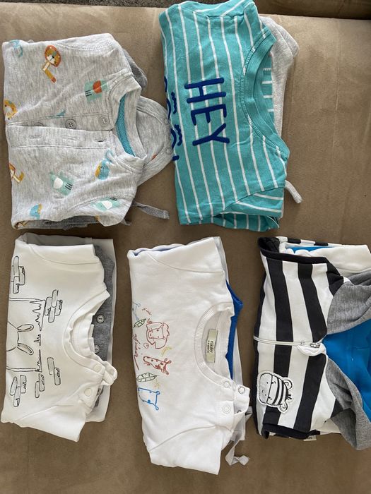 Лот за бебе момче 62см + чувалче за сън