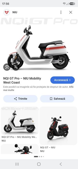 Scuter NIU Electrice Noi