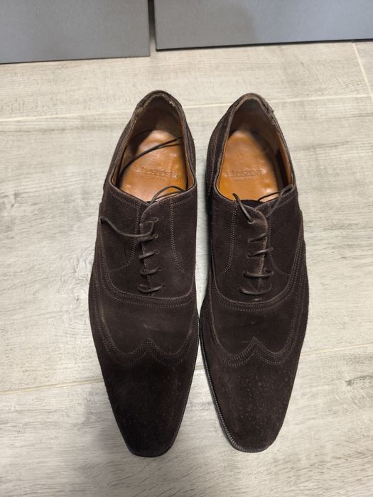 a.testoni – Италиански велурени обувки, Made in Italy, размер 9 (42-43)