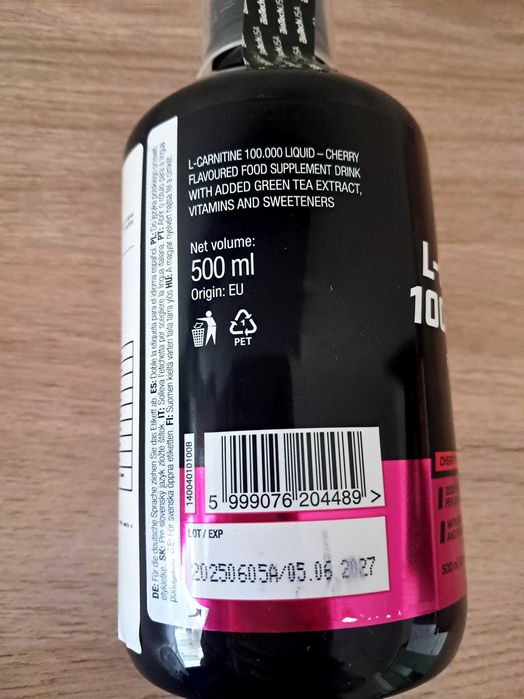 L-carnitin 100.000 LIQUID BioTechUSA