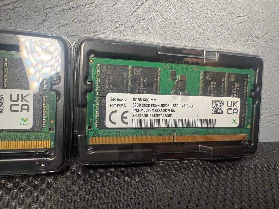 Kit RAM SK hynix 64GB 2x32GB DDR5 4800MHz SODIMM Laptop