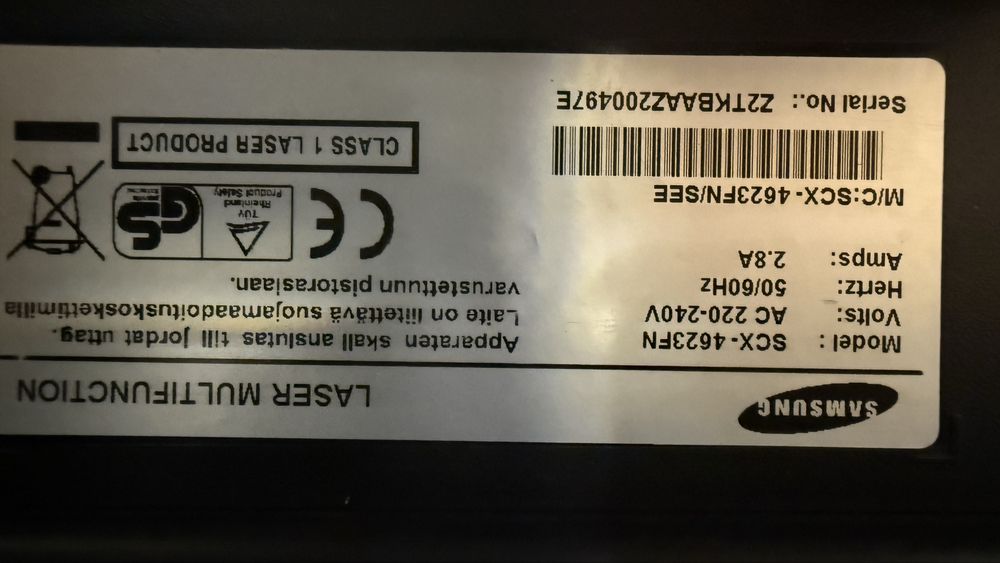 Multifunctional Samsung SCX 4623 FN monocrom ,blocat