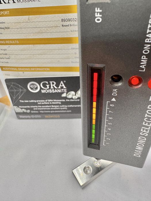 Диамант 0.8 карата , мойсанит за бижу и подарък