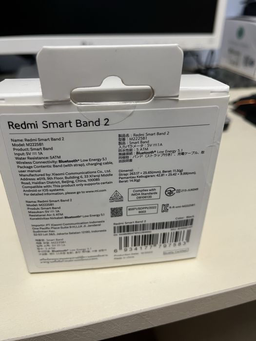 Фитнес гривна redmi smart band2