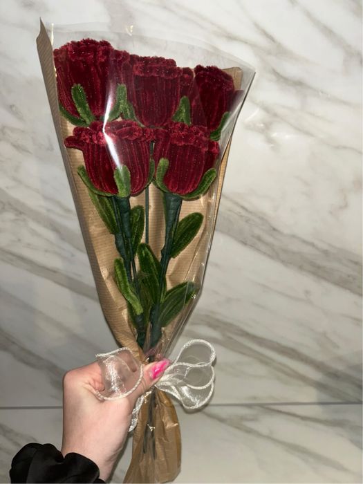 Букет от изкуствени рози