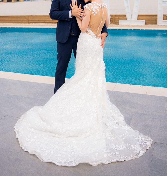 Rochie de mireasa BELLA SPOSA, colectia KATY CORSO, model SIMONA, culo