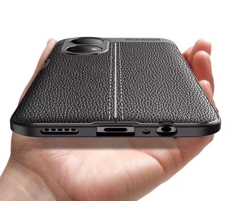 Husa Premium Antisoc model PIELE pentru Honor X7 4G, Honor X8 4G