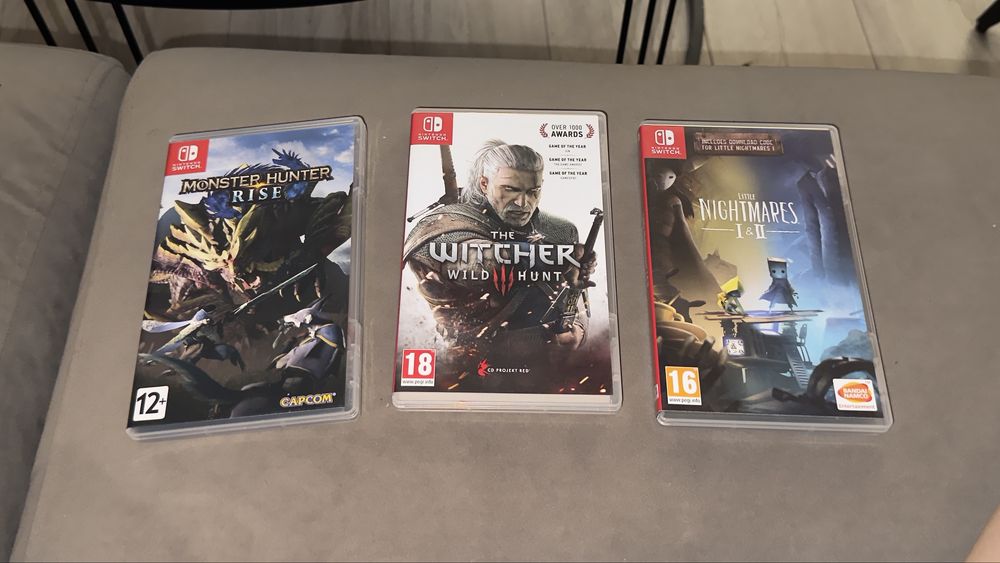 Игры Nintendo Switch: Witcher 3, Monster Hunter, Little Nightmares