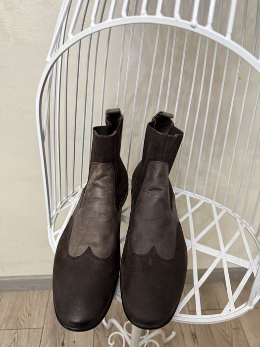 43 Мъжки обувки lloyd  боти естествена  кожа велур