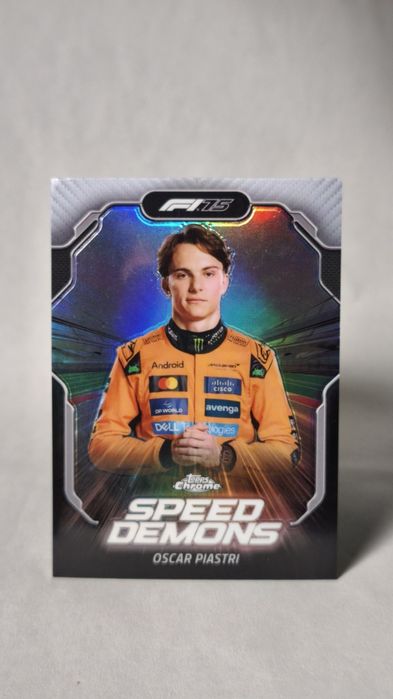2025 Topps Chrome F1 Oscar Piastri Speed Demons SD-4 Fomrula 1