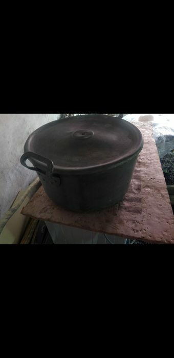 Кастрюля дюреалюминевая