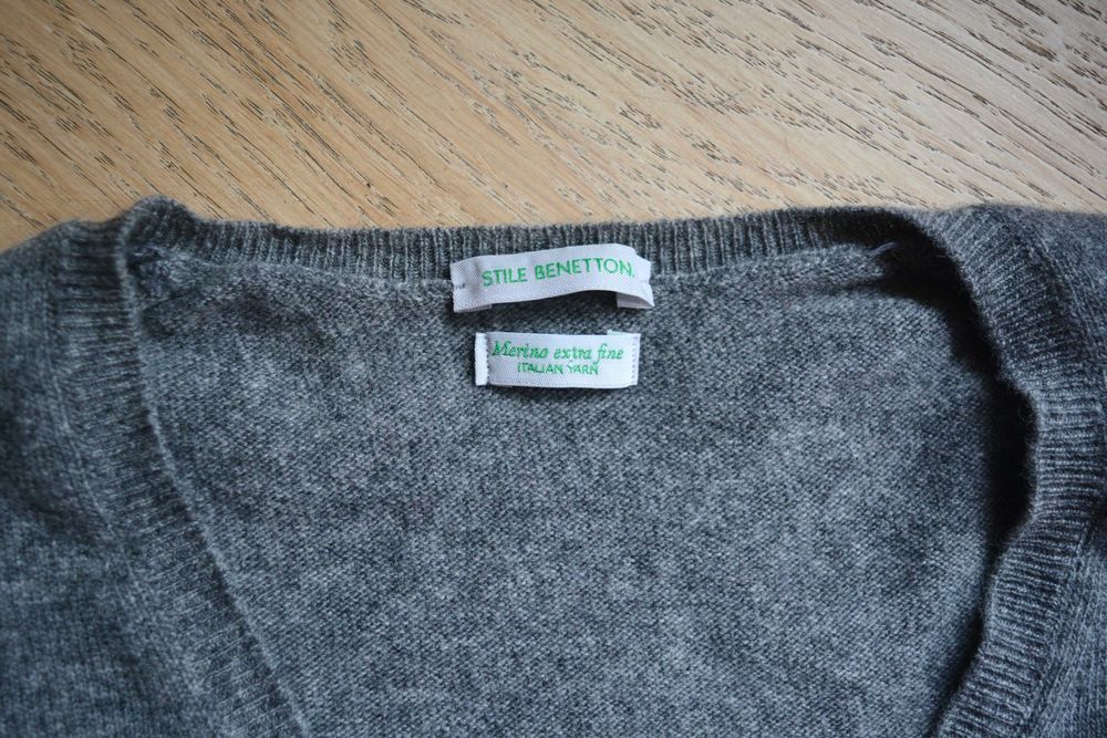 Пуловер United colors of Benetton мерино вълна