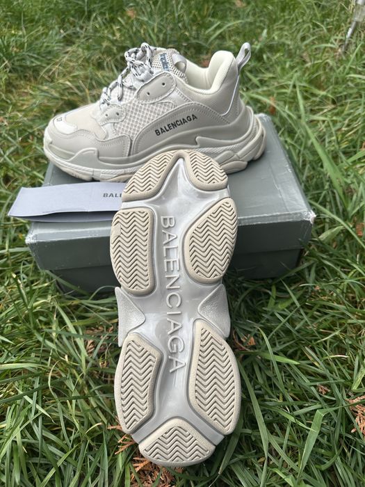 Balenciaga Triple S / Crem & Alb / Calitate Premium / 2025