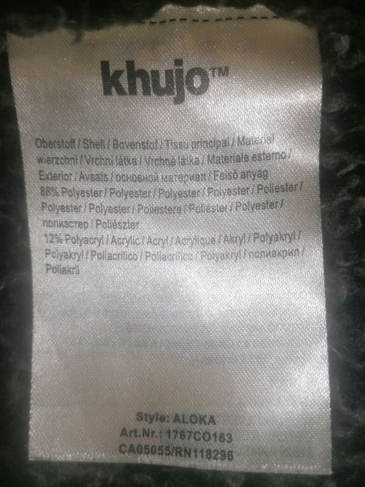 Palton verde de dama, Khujo Aloka, marime S