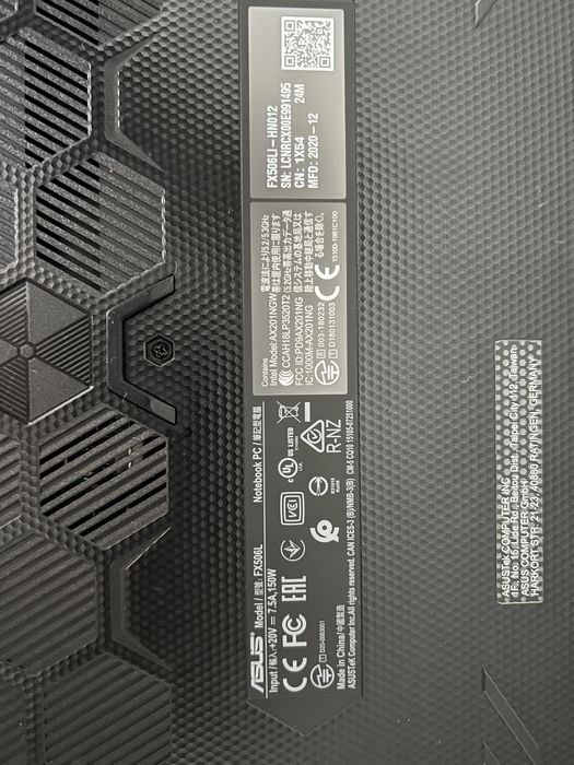 Laptop Asus TUF gaming F15 FX506Li