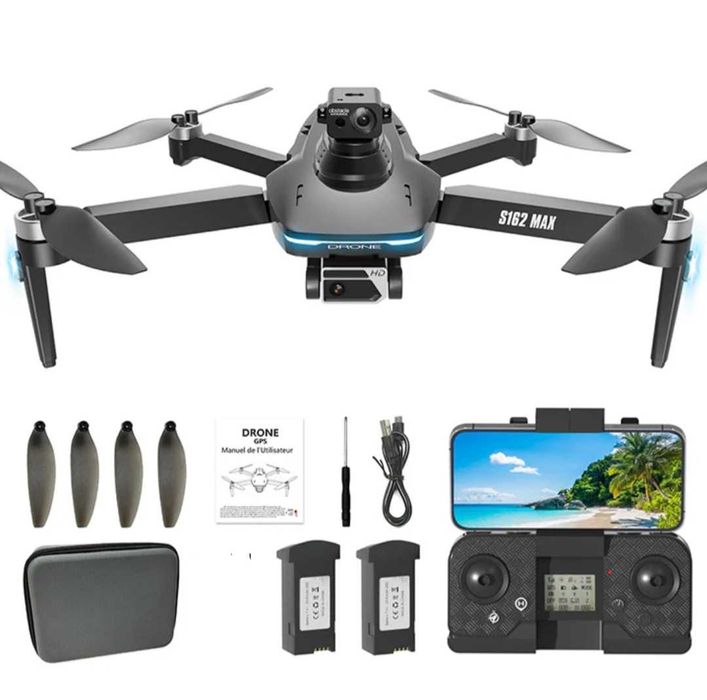 Безчетков дрон PRO  S162 MAX с GPS