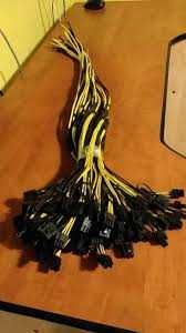 Cablu alimentare video PCIe Molex 6+2p, 350w, sursa modulara