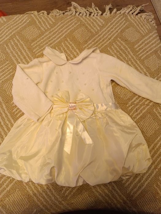 Платье детское белое