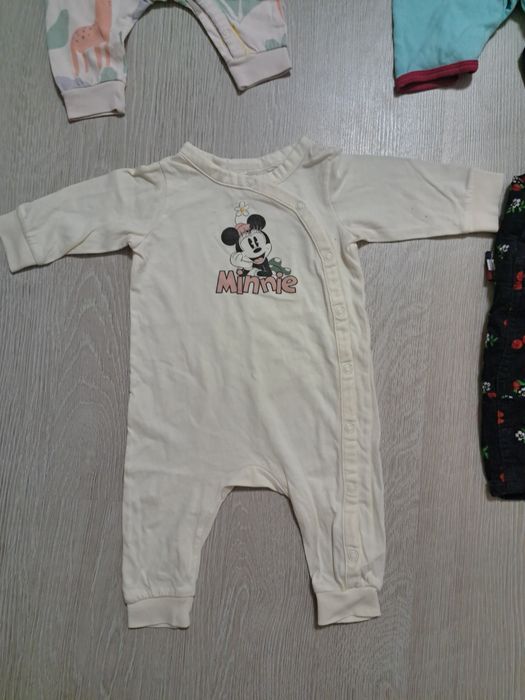 Lot 7 salopete lungi, fetita, mărimile 1-3luni si 3-6luni + cadou pant