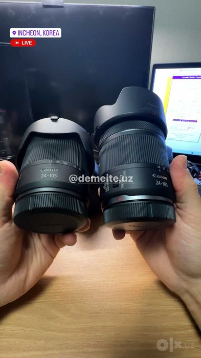 Canon RF 24-105mm f4-7.1 IS STM. Holati: Ideal.