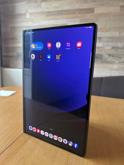 Samsung S9 Tab Ultra, 512GB, 14.6'', 120hz, Като Нов + Калъф - Samsung Ultra Smart Book Cover