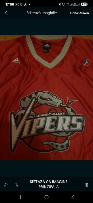 Maieu Adidas Basketball NBA Vipers 11 marimea XXL