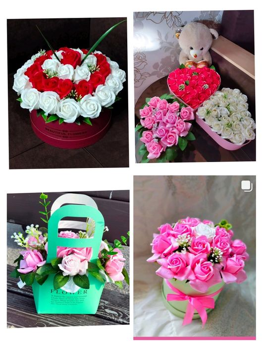 Мыльные букеты на любой вкус