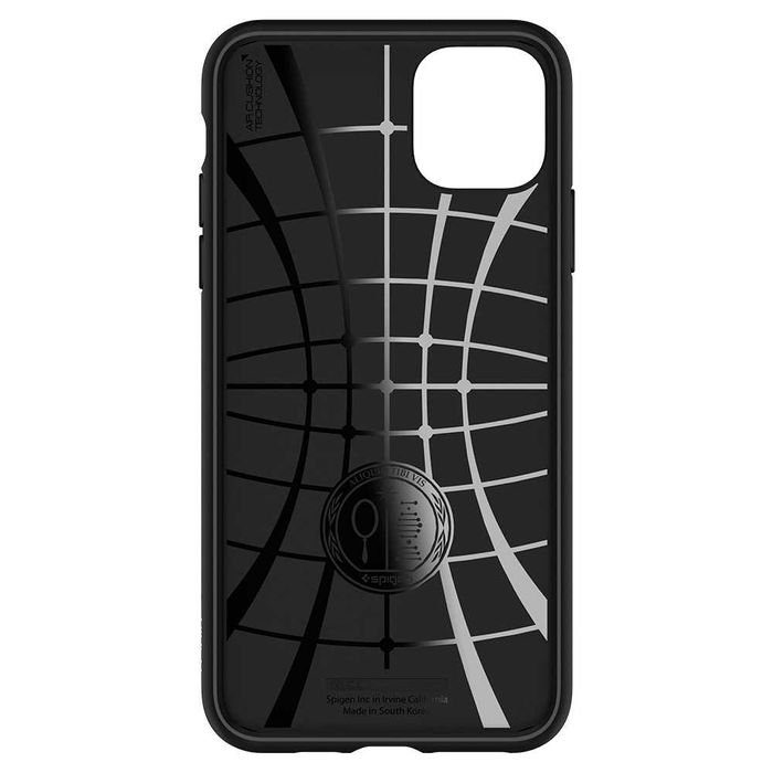 Противоударен Силиконов Калъф за iPhone 11 Pro / Spigen Core Armor Case / Черен /