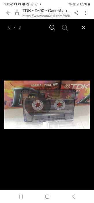 Casetă audio neînregistrat TDK- D-90