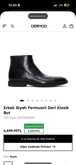 Мужские ботинки новые, кожаные 44 размер