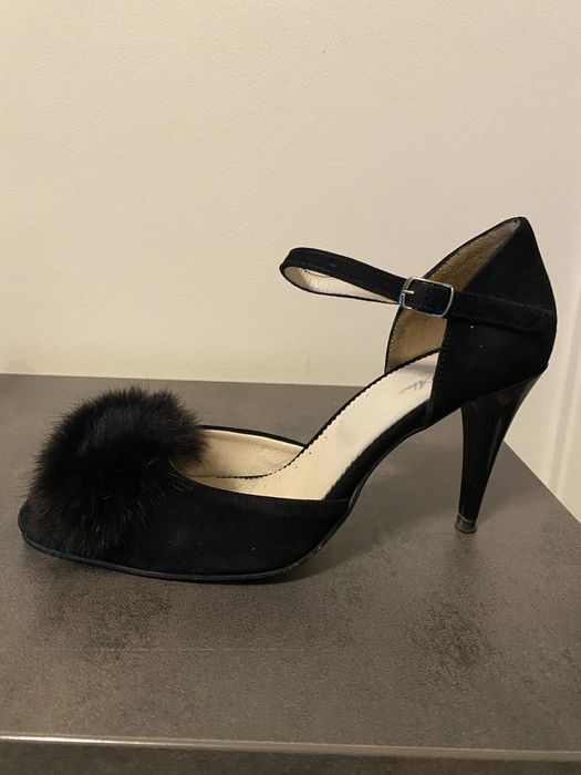 Pantofi stiletto negri