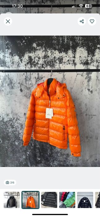 Geaca barbat negru/orange -  Size 6