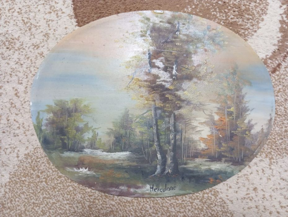 Vând set tablouri pictate manual