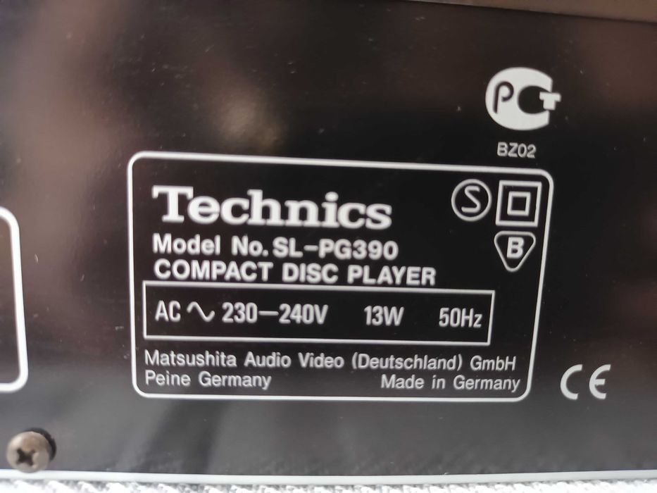 Technics CD Player плейър SL-PG390 с MASH конвертор