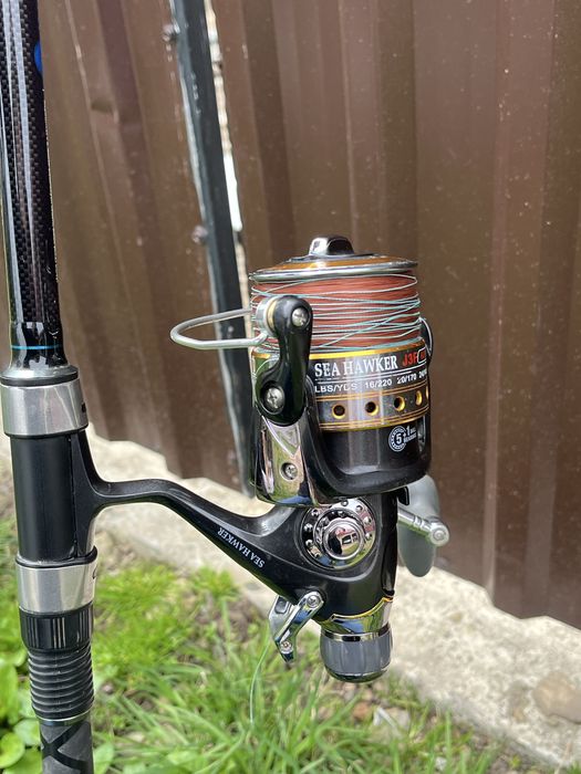 Lanseta Delphin capri rod 3,60 m 3,5lbs + Mulineta Baracuda Sea Hawker J3F50