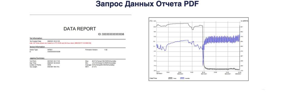 Logger Дата - Логгер с WI-FI WF501B