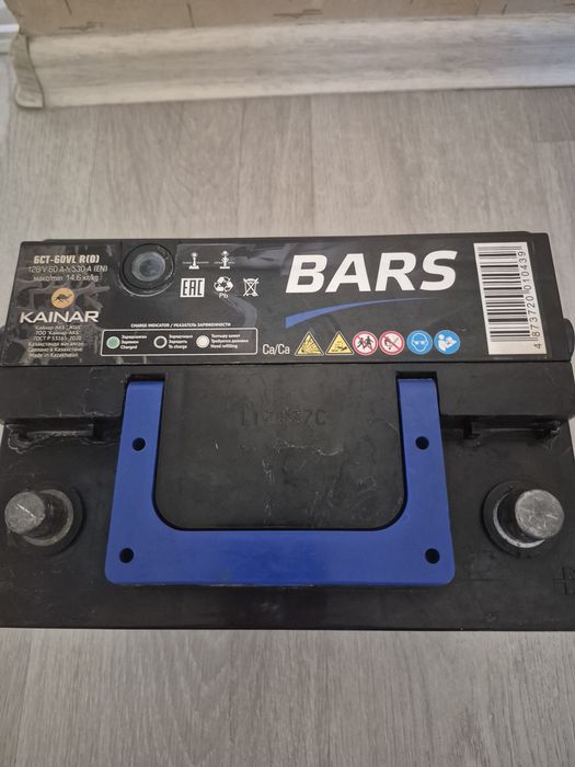 Аккумулятор 60 A-h BARS