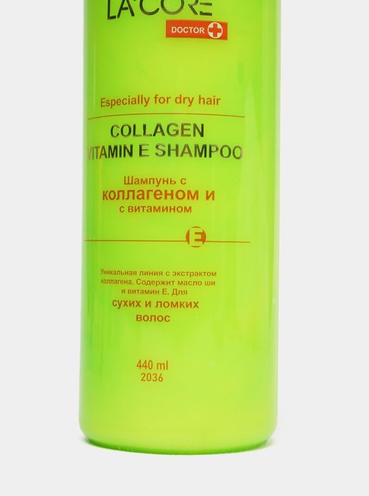 LA'CORE Vitamin E Collagen Moisture Shampoo