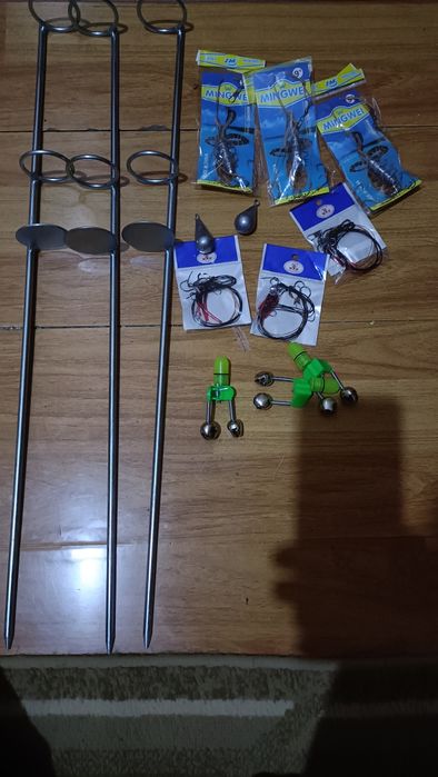 Удочки крокодил готовые к рыбалке